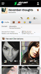Mobile Screenshot of november-thoughts.deviantart.com