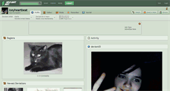 Desktop Screenshot of iceyheartbeat.deviantart.com
