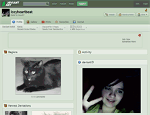 Tablet Screenshot of iceyheartbeat.deviantart.com