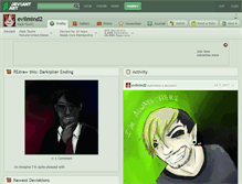 Tablet Screenshot of evilmind2.deviantart.com