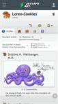 Mobile Screenshot of loreo-cookies.deviantart.com