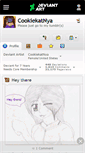 Mobile Screenshot of cookiekatnya.deviantart.com