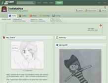 Tablet Screenshot of cookiekatnya.deviantart.com