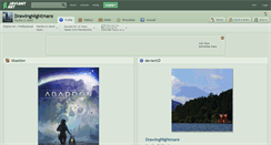 Desktop Screenshot of drawingnightmare.deviantart.com