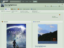 Tablet Screenshot of drawingnightmare.deviantart.com