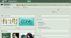 Desktop Screenshot of hallistorkx3.deviantart.com