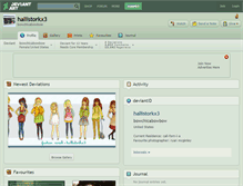 Tablet Screenshot of hallistorkx3.deviantart.com