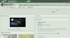 Desktop Screenshot of gargoyle-warrior.deviantart.com