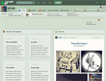 Tablet Screenshot of ntldr.deviantart.com