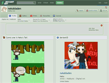 Tablet Screenshot of nekobladen.deviantart.com