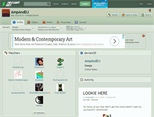 Tablet Screenshot of ampanddj.deviantart.com