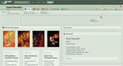 Desktop Screenshot of dead-tinkerbell.deviantart.com