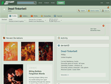 Tablet Screenshot of dead-tinkerbell.deviantart.com