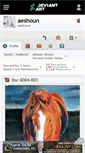 Mobile Screenshot of aeshoun.deviantart.com