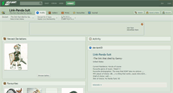 Desktop Screenshot of link-panda-suit.deviantart.com