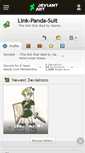 Mobile Screenshot of link-panda-suit.deviantart.com
