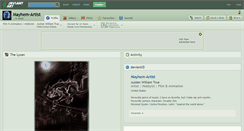 Desktop Screenshot of mayhem-artist.deviantart.com
