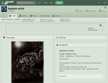 Tablet Screenshot of mayhem-artist.deviantart.com
