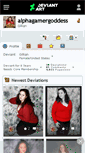 Mobile Screenshot of alphagamergoddess.deviantart.com