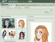 Tablet Screenshot of lastene.deviantart.com