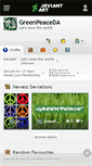 Mobile Screenshot of greenpeaceda.deviantart.com