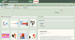 Desktop Screenshot of bident.deviantart.com