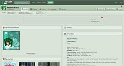 Desktop Screenshot of kasane-keko.deviantart.com