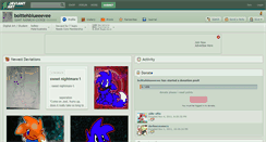 Desktop Screenshot of bolttehblueeevee.deviantart.com