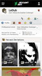 Mobile Screenshot of ledub.deviantart.com