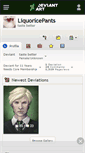 Mobile Screenshot of liquoricepants.deviantart.com