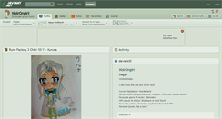 Desktop Screenshot of noirongiri.deviantart.com