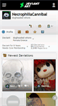 Mobile Screenshot of necrophiliacannibal.deviantart.com