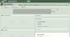 Desktop Screenshot of i-am-watching-u.deviantart.com