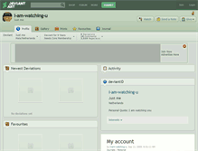 Tablet Screenshot of i-am-watching-u.deviantart.com