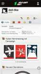Mobile Screenshot of doll-like.deviantart.com