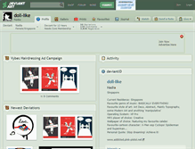 Tablet Screenshot of doll-like.deviantart.com