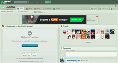 Desktop Screenshot of jackriles.deviantart.com