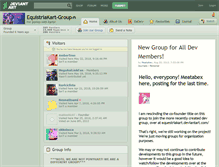 Tablet Screenshot of equistriakart-group.deviantart.com