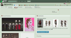 Desktop Screenshot of nightmaregk13.deviantart.com