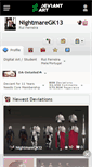 Mobile Screenshot of nightmaregk13.deviantart.com