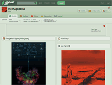 Tablet Screenshot of mechagodzilla.deviantart.com