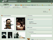 Tablet Screenshot of kcgallery.deviantart.com