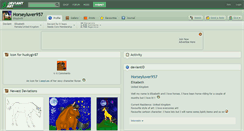 Desktop Screenshot of horseyluver957.deviantart.com