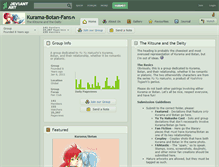Tablet Screenshot of kurama-botan-fans.deviantart.com
