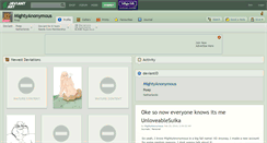 Desktop Screenshot of mightyanonymous.deviantart.com