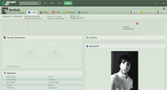 Desktop Screenshot of deviluck.deviantart.com