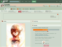 Tablet Screenshot of karinrin.deviantart.com