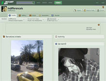 Tablet Screenshot of indifferenceis.deviantart.com