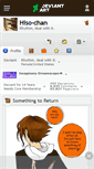 Mobile Screenshot of hiso-chan.deviantart.com