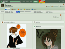 Tablet Screenshot of hiso-chan.deviantart.com